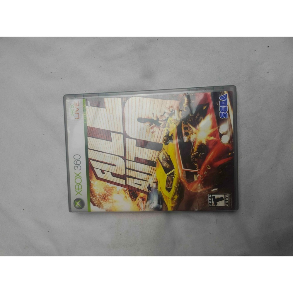 Full Auto Microsoft Xbox 360 2006 Sega Car Combat Game CIB Case Manual